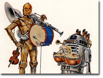 1977, John Alvin. Diseño también utilizado para el poster de los ''Star Wars Concert''